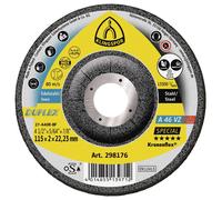 Klingspor 298176 A 46 VZ Special Disque à ébarber Diamètre 115 mm Ø de perçage 22.23 mm acier inoxydable, acier 25 pc(s)