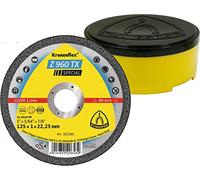 Klingspor 322184 Z 960 TX Disques à tronçonner - 115 x 1 x 22, 23 mm droit (Contenu : 25)