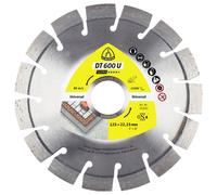 Klingspor 322632 DT 600 U Supra Disque à tronçonner diamanté Diamètre 150 mm Ø de perçage 22.23 mm Matériaux de chantier, Béton