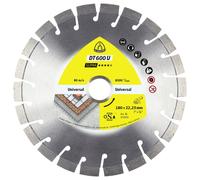 Klingspor 322633 DT 600 U Supra Disque à tronçonner diamanté Diamètre 180 mm Ø de perçage 22.23 mm Matériaux de chantier, Béton