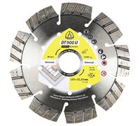 Klingspor 325209 DT 900 U Special Disque à tronçonner diamanté Diamètre 125 mm Ø de perçage 22.23 mm Matériaux de chantier, Béton