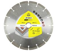 Klingspor 325348 DT 300 U Extra Disque à tronçonner diamanté Diamètre 230 mm Ø de perçage 22.23 mm Matériaux de chantier, Béton