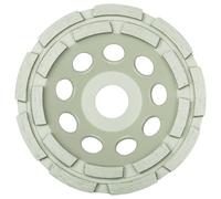 Klingspor 325377 DS 600 B Assiette diamantée, 115 x 8,2 x 22,23 mm 16 segments 8,2 x 5,5 mm, 2 rangées Diamètre 115 mm