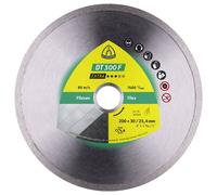 Klingspor 325454 DT 300 F Extra Disque à tronçonner diamanté Diamètre 200 mm Ø de perçage 30 mm Carrelage, Carrelage 1 pc(s)