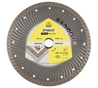 Klingspor 330626 DT 900 UT Special Disque à tronçonner diamanté Diamètre 100 mm Ø de perçage 22.23 mm Béton universel, Matériaux