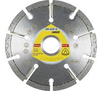 Klingspor 330658 DN 600 U disques à tronçonner diamant 115 x 8 x 22, 23 mm Denture standard 9 segments 32 x 8 x 7 mm (Contenu : 1)