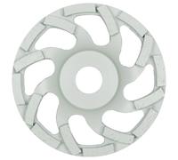 Klingspor 331022 DS 600 S Assière diamantée, 100 x 7,2 x 22,23 mm 16 segments 7,2 x 5,5 mm, bague de réduction géométriqu