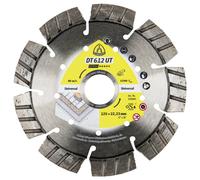 Klingspor 334045 DT 612 UT Supra Disque à tronçonner diamanté Diamètre 125 mm Ø de perçage 22.23 mm Matériaux de chantier, Béton