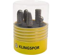 KLINGSPOR 336927 fraises en métal dur, HF 100 Set, 6 denture, 6 mm diamètre du taillis, 70 mm x 70 mm x 100 mm
