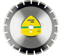 KLINGSPOR 337734 Disque de coupe diamantados grandes pour bitume, grès (géologie), DT 350 A, 450 mm x 25.4 mm, 4300 RPM, 3.7 mm Segment