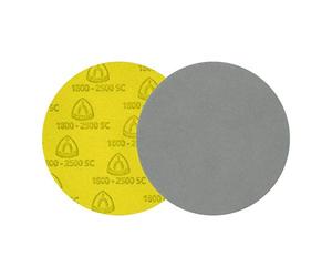 Klingspor 342288 FD 500 Lot de 10 disques abrasifs avec mousse pour peinture, vernis, spatule sans trou, grain 3000, diamètre 125 mm