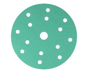 Klingspor 353144 FP 77 K T-ACT Lot de 100 disques auto-agrippants pour peinture, vernis, mastic, apprêt, enduit, gel coat, matériaux composites, forme du trou GLS3 Ø 150 mm, grain 400