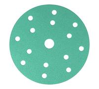 Klingspor 353158 FP 77 K T-ACT Lot de 100 disques auto-agrippants pour peinture, vernis, mastic, apprêt, enduit, gel coat, matériaux composites, forme du trou GLS3 Ø 120 mm, grain 600