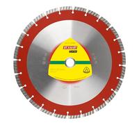 Klingspor 354798 DT 350 BT Disque à tronçonner diamanté 350 x 3 x 25,4 mm 24 segments 40 x 3 x 10 mm Standard Turbo