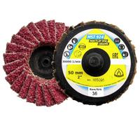 Klingspor 365136 MST 924 Assiette de maille abrasive, grain 80 75 mm arqué Quick Roll Connect Diamètre 75 mm 10 pc(s)