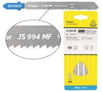 Klingspor 670323 JS 994 MF lames de scie sauteuse, 90 x 8 x 1 mm longueur utile 63Bi métal, fraisé, ondulé , 11-13 dents par