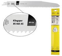 Klingspor 670324 RS 983 AS lames de scie sabre, 230 x 25,4 x 1,57 mm longueur utile 210Bi-métal, fraisé, meublé, 4-6 dents par