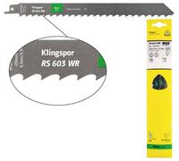 Klingspor 670496 RS 603 WR lames de scie sabre, 150 x 19 x 1,2 mm longueur utile 130Crom-Vanadium, fraisé, meublé, 4 dents par