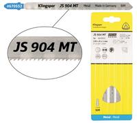 Klingspor 670532 JS 904 MT lames de scie sauteuse, 130 x 8 x 1 mm longueur utile 110Bi-métal, fraisé, ondulé, 21 dents par pouce