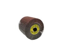 Klingspor 7326 SM 611 S Roue à lamelles, K80 100 x 100 x 19 mm, Brun