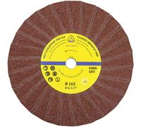 Klingspor 73994 FSR 618 prédateurs de ponçage, 165 x 14 mm grain 120 à une rangée 2 lamelles par paquet Diamètre 165 mm 10 pc(s)