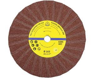 Klingspor 73994 FSR 618 prédateurs de ponçage, 165 x 14 mm grain 120 à une rangée 2 lamelles par paquet Diamètre 165 mm 10 pc(s)