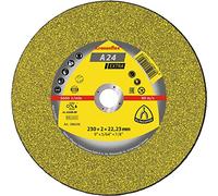 Klingspor Disque à tronçonner A 24 EX 230×3×22,23 mm plat Métal 25 pcs