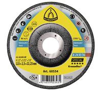 Klingspor A 24 R/36 Special 60534 Disque à tronçonner à moyeu déporté 115 mm 25 pc(s) acier inoxydable