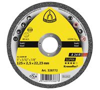 Klingspor Disque de coupe Klingspor A 24 R100 x 2,5 x 16 mm coudé Quantité:25