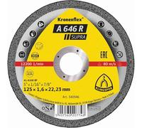 Klingspor A 646 R Lot de 25 disques de tronçonneuse droite 115 x 1,6 x 22,23 mm