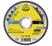 Klingspor A 946 TZ Special 339109 Disque à tronçonner 115 mm 25 pc(s) acier, acier inoxydable