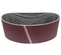 Klingspor Bande abrasive LS307X - 120 x 820 mm - Grain P60 - 5 pièces - Pour bois et métal - Support en tissu semi-flexible indéchirable - Bandes abrasives professionnelles pour ponceuse à bande