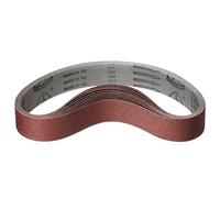 Klingspor Bande abrasive LS307X - 50 x 1000 mm - Grain P180 - Lot de 10 - Pour bois et métal - Support en tissu semi-flexible indéchirable - Bandes abrasives professionnelles pour machines d'affûtage