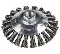 Klingspor BK 600 Z Brosse conique torsadée Nombre de rangées 1, 115 mm Filetage M 14 0,5 acier BK 600 Z 358328 1 pc(s)