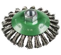 Klingspor BK 600 Z Brosse conique torsadée Nombre de rangées 1, 115 mm Filetage M 14 0,5 Acier inoxydable BK 600 Z 358330 1 pc(s)