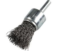 Klingspor BPS 600 W Lot de 10 brosses à pinceau, 25 x 6 mm, acier 0,3 mm