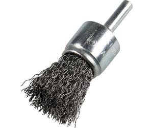 Klingspor BPS 600 W Lot de 10 brosses à pinceau, 25 x 6 mm, acier 0,3 mm
