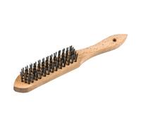 Klingspor Brosse à main standard Klingspor nombre de rangées 4, 125 x 25 x 290 mm manche en bois 0,3 acier inoxydable Quantité:12