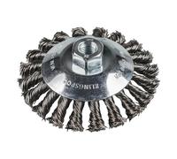 Klingspor Brosse conique torsadée Klingspor Nombre de rangées 1 100 mm Filetage M 14 0,5 Acier Quantité:1