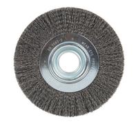 Klingspor Brosse ronde ondulée Klingspor, 115 x 15 mm, filetage M 14 0,3 acier Quantité:1
