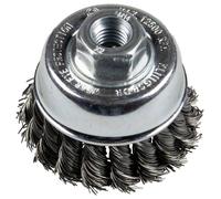 Klingspor BT 600 Z brosses en pot torsadées sans anneau Nombre de rangées 1, 65 mm Filetage M 14 0,5 acier BT 600 Z 358335 1 pc(s)