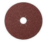 Klingspor CS 561 Disques Fibre Klingspor 180 x 22 mm Grain 180 alésage étoilé Quantité:25