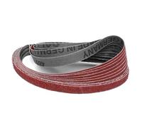 Klingspor CS310XF Lot de 5 bandes abrasives en tissu - 47 x 305 mm - Grain P40, P80, P120, P180, P240