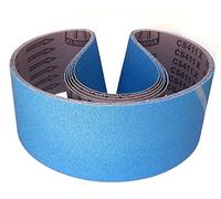 Klingspor CS411X Bande abrasive en corindon de zirconium - 100 x 1220 mm - Grain P40 - 5 pièces - pour métal, acier inoxydable, bois dur - Support en tissu très résistant à la déchirure - Bandes