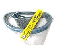 Klingspor CS411Y Bande abrasive en corindon de zirconium - 9 x 533 mm - Grain P80 - 25 pièces - Pour métal, acier inoxydable, bois dur - Support en tissu haute résistance à la déchirure - Imperméable