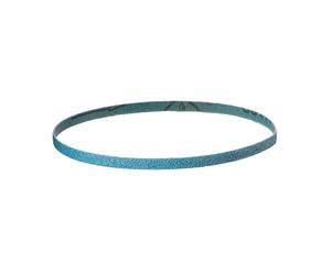 Klingspor CS411Y Bande abrasive en corindon de zirconium - 9 x 533 mm - Grain P80 - Lot de 10 - Pour métal, acier inoxydable, bois dur - Base en tissu haute résistance à la déchirure - Imperméable