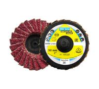 Klingspor Disque à lamelles Klingspor MST 924 grain 40 75 mm bombé Quick Roll Connect Quantité:10