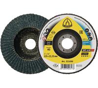 KLINGSPOR Disque à lamelles SMT 626 Supra D. 125 mm granulation 60 6 degr. conique ( 4000842839 )