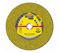 Disque à tronçonner A 24 Extra pour l'usinage de l'acier, contrecoudé, Ø x Épais. : 180 x 3,0 mm, Modèle Droit, Vitesse maxi. 8500 tr/mn G