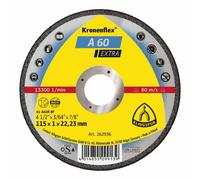 25 Disques à tronçonner KT EXTRA A60EX S GER 125X1X22,23 KLINGSPOR - 262937